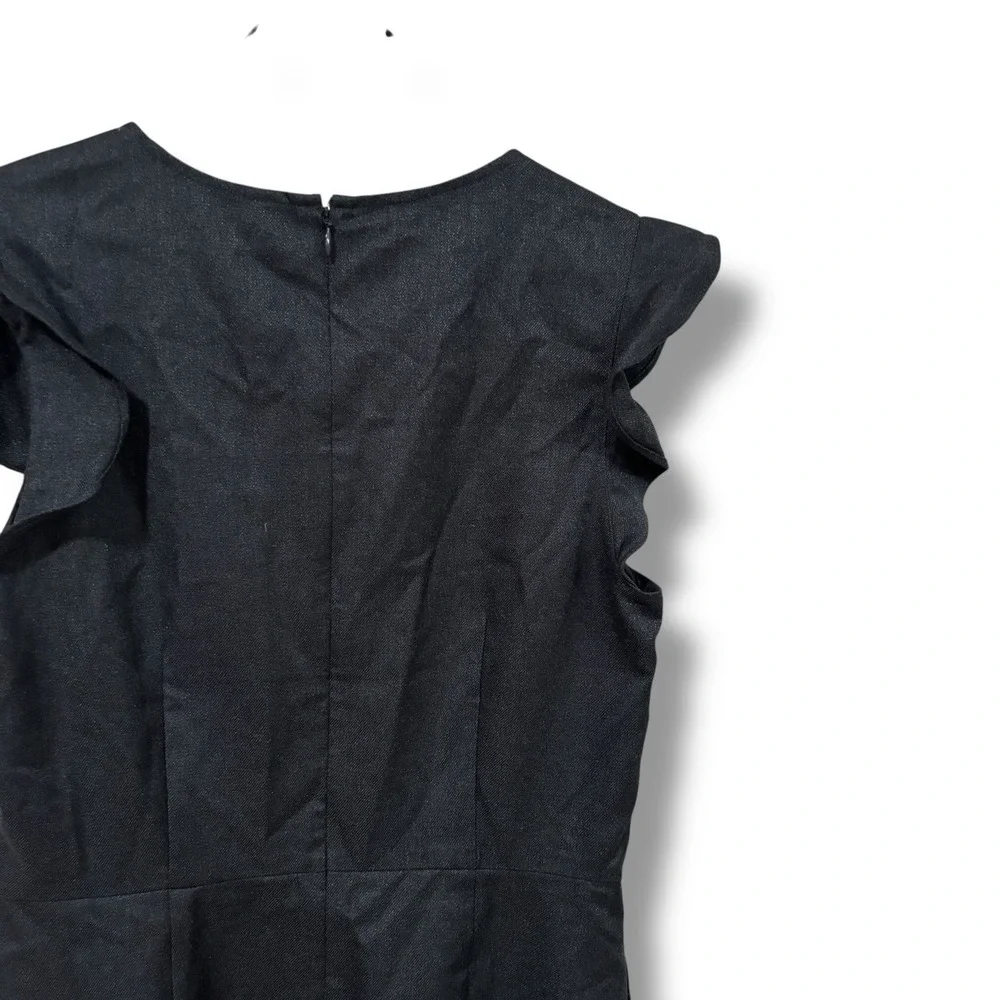 NWT LOFT Women's Cap Sleeve Knee Length Dress Gray Size 6 - 17 x 37‎ - Picture 4 of 7